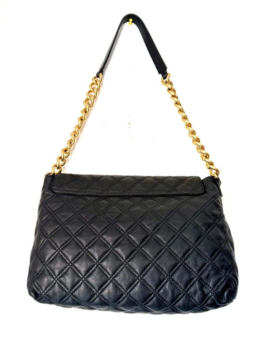 Marc Jacobs Stam Black Quilted Leather Chunky Chain Y2K Shoulder Bag - Picture 6 of 16